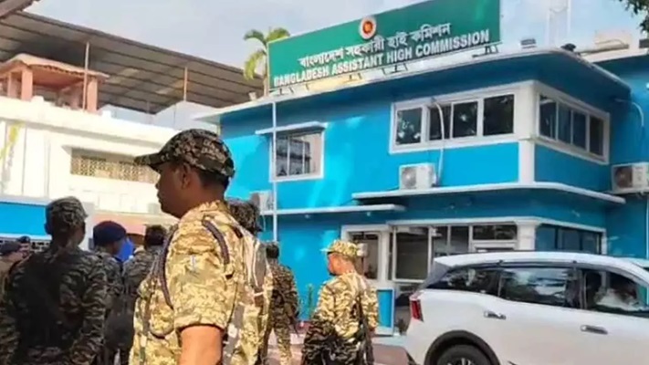 আগরতলায় বাংলাদেশ দূতাবাসে হামলা, দিল্লির দুঃখ প্রকাশ